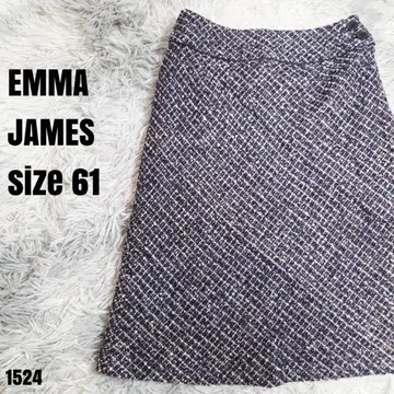 EMMA JAMES 에마제임스 새상품급 스커트 네이비 61 1524