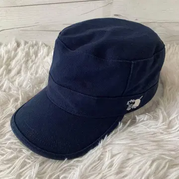 새상품급 STUDIO D'ARTISAN 워크캡 모자 네이비 4255