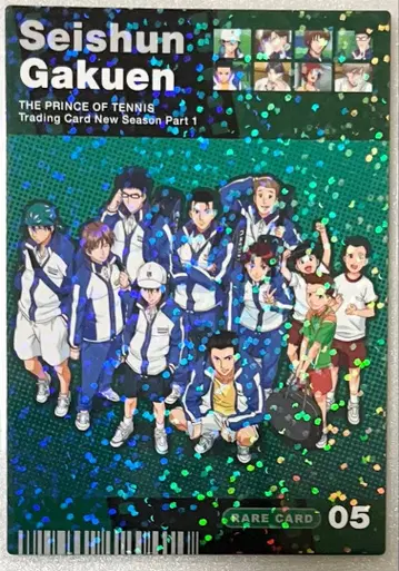 테니스의 왕자님 트레이딩 카드 세이슌 학원