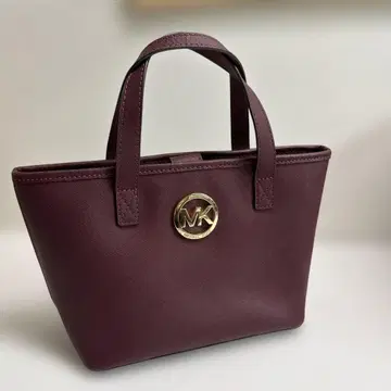 MK 버건디 토트백