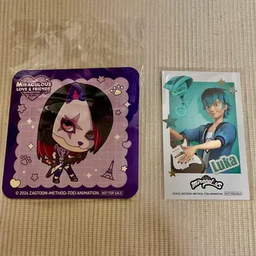 미라큘러스 레이디버그 주레카 코스터/구매 혜택 루카 2세트