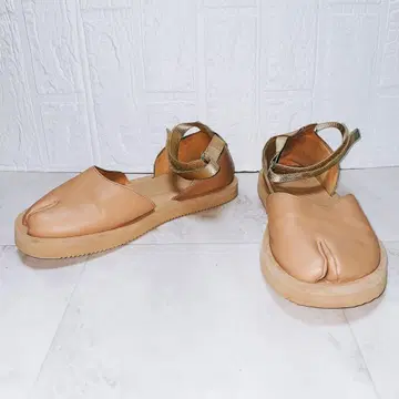 [SUICOKE] 스이콕 타비 샌들 베이지 24cm