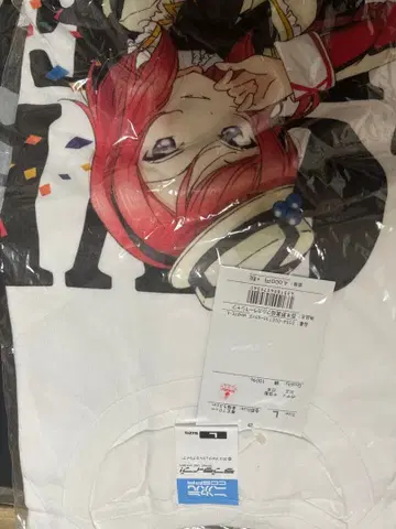 니시키노 마키 풀컬러 T셔츠 화이트 L 사이즈 [ 러브 라이브! ]