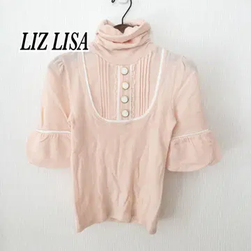 LIZ LISA 핑크 상의 반팔 리즈리사 M 프리 여성용