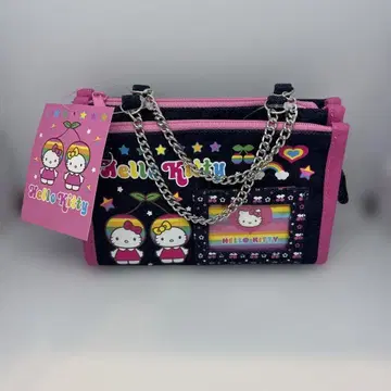 가슴 설레는 헤이세이 여아 시리즈 헬로키티 데님 펜 파우치 산리오