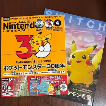 새상품 닌텐도 드림 4월호 SWITCH 포켓몬 백경 니도리 2권