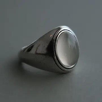 멕시칸 주얼리 화이트 마노 실버 925 빈티지 반지