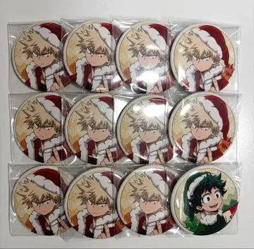 바쿠고 카츠키 미도리야 이즈쿠 메리! 크리스마스 캔뱃지 묶음 판매