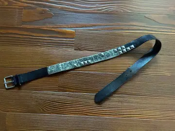 Dries Van Noten 드리스반노튼 가죽 스터드 벨트