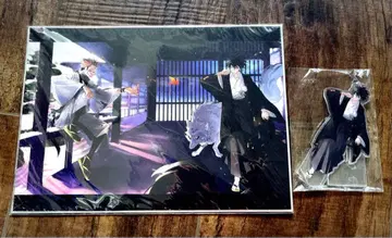 주술회전 아크릴 스탠드 & A4 색지 후시구로 메구미 양면 스쿠나 세트