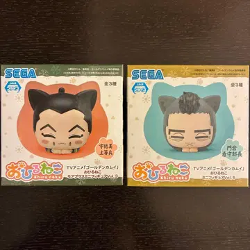 골든 카무이 우사미 상등병 카도쿠라 간수부장 낮잠 피규어 세트