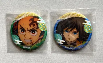 귀멸의 칼날 트레이딩 글리터 캔뱃지 카마도 탄지로 토미오카 기유