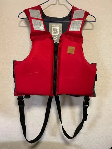 Bluestorm 구명 조끼 벚꽃 마크 포함 S 레드
