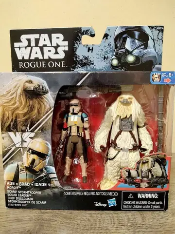 스타 워즈 베이직 피규어 스칼리프 스톰 트루퍼 & 모로프