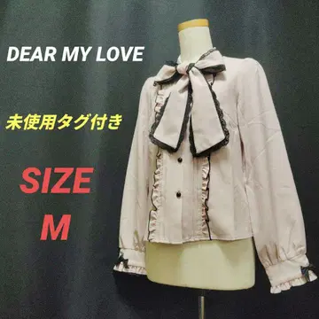 미사용 DEAR MY LOVE 블라우스 리본 타이 유메텐보 지뢰계