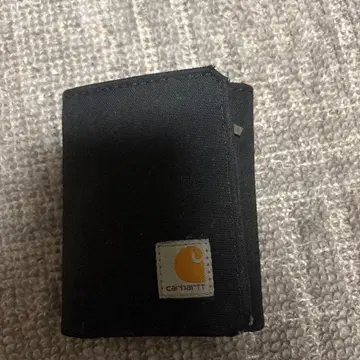 Carhartt 블랙 3단 폴더형 지갑