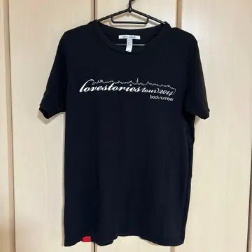 back number 러브 스토리 투어 oneroom 한정판 T셔츠
