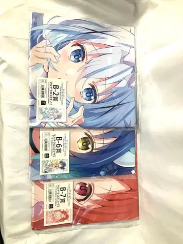 캐릭터 복권 주문토끼 BLOOM 멀티 크로스 치노 마야 메구 3종 세트