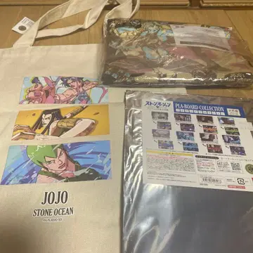 JOJO 스톤 오션 죠죠의 기묘한 모험 티셔츠 토트백