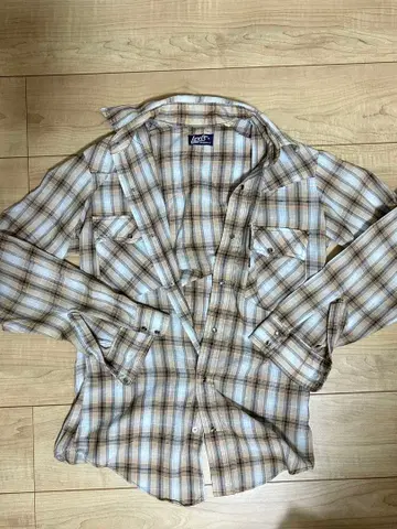 Levi's 체크 무늬 긴팔 셔츠