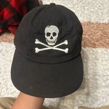 블랙 해골 야구 모자 미국제