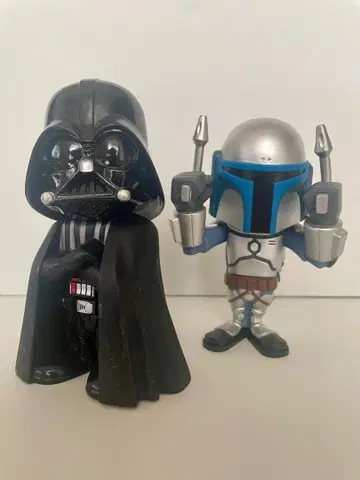 VCD 스타 워즈 피규어 다스 베이더 장고 펫 세트