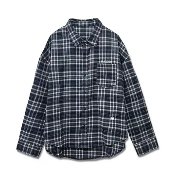 MAZZEL 'Royal Straight Flush' 체크 셔츠