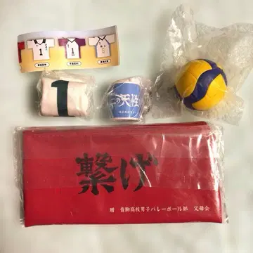 [ 묶음 판매 ] 하이큐!! 유니폼 파우치, 코인 실린더, 가로막 파우치