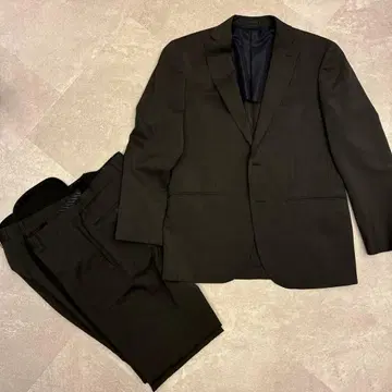 남성용 수트 A5 다크 그레이 비즈니스 정장 세트 (2팬츠)