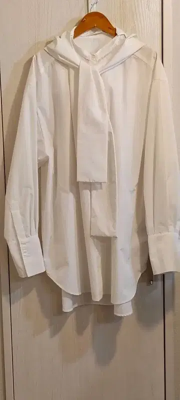 [CLOCE] 2way 롱 블라우스 후드 탈부착 가능