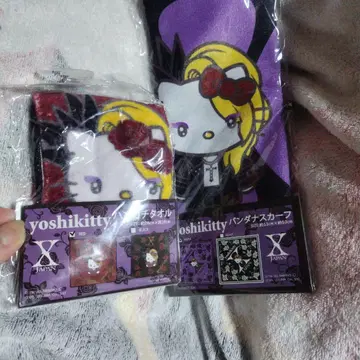 YOSHIKITTY 핸드타월 & 반다나 스카프