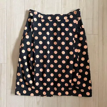 Bernhard Willhelm 아카이브 도트 무늬 스커트 블랙