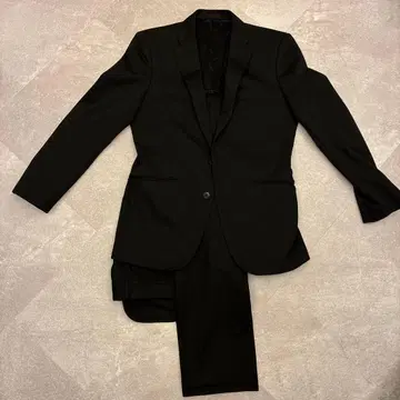 남성용 수트 A5 블랙 계열 비즈니스 정장 자켓 팬츠 세트