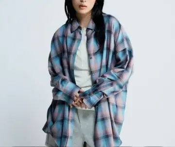 모듬 체크 셔츠 LS 지나시스 미사용 새상품 이번 시즌 신상