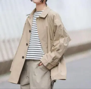 FORK & SPOON / 스텐 컬러 텐트 코트 / 2026 SS