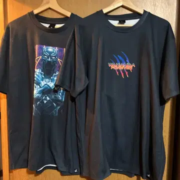 [ 공식 ] 핫토이즈 블랙팬서 T셔츠 MARVEL 2장 세트