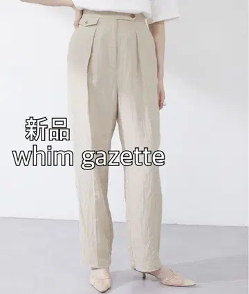 새상품 Whim Gazette 윔 가젯 린넨 밀리터리 팬츠 36