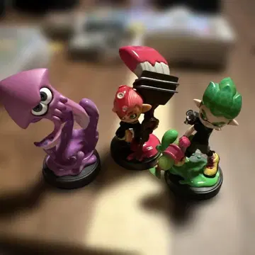 스플래툰 amiibo 피규어 세트