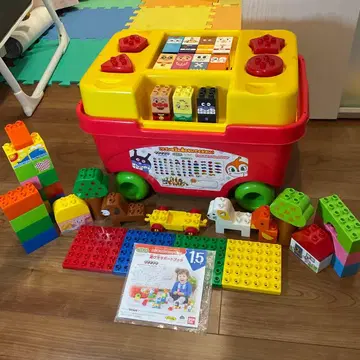 호빵맨 블록 라보 첫 블록 웨건