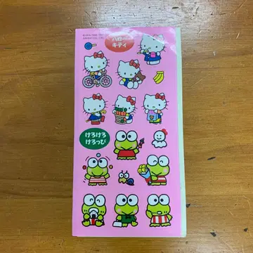 쇼와 레트로 씰 헬로키티 케로피