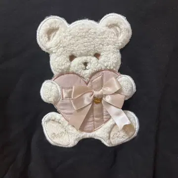 LIZ LISA 곰 블랙 맨투맨