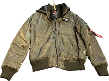 ALPHA 알파인더스트리 후디드 리브 자켓 MA-1