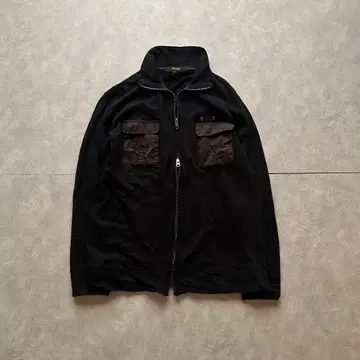 grunge military drivers knit y2k black