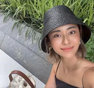 ALEXIA STAM 블랙 버킷 햇