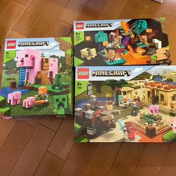 새상품 LEGO 마인크래프트 3 세트 21160 21170 21168