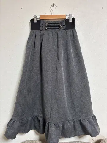 나폴레옹 모티브 롱 스커트 axes femme