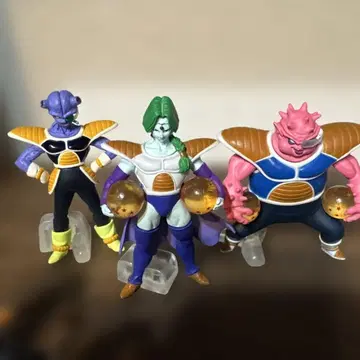 드래곤볼 HG 프리저 군단 3체 자봉 & 도도리아 & 큐이