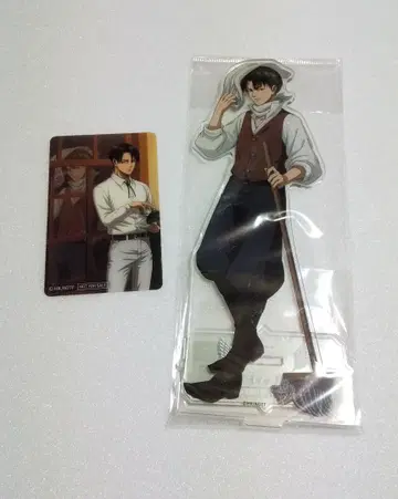 진격의 거인 10 Years Journey 리바이 아크릴 스탠드 카드