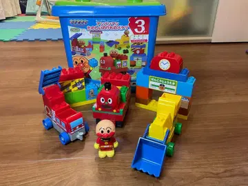 호빵맨 블록 라보 즐거운 탈것 버킷