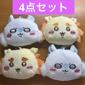 치이카와 (먼작귀) 봉제 인형 패스 케이스 파우치 시사 모몽가